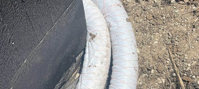 מערכת ניקוז צמוד מבנה בקירות מרתף